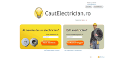 Desktop Screenshot of cautelectrician.ro